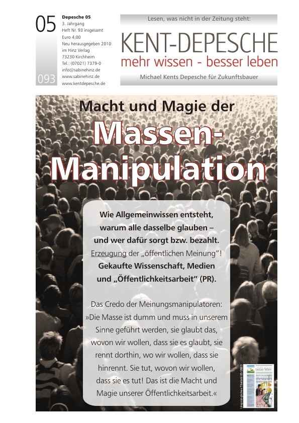 Macht und  Magie der Massenmanipulation