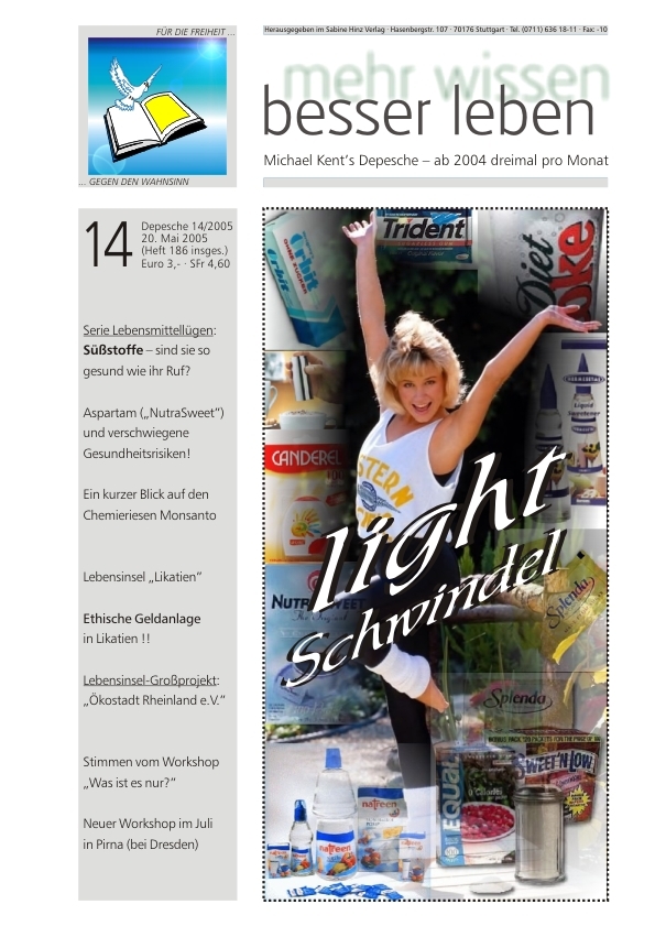 Light-Schwindel – Aspartam