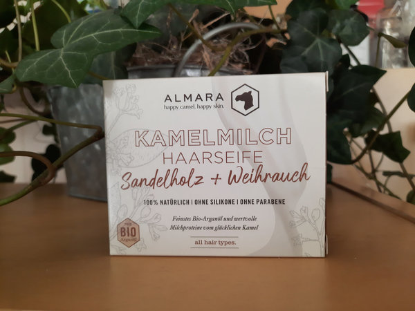 Almara - Bio Kamelmilchseife Sandelholz & Weihrauch